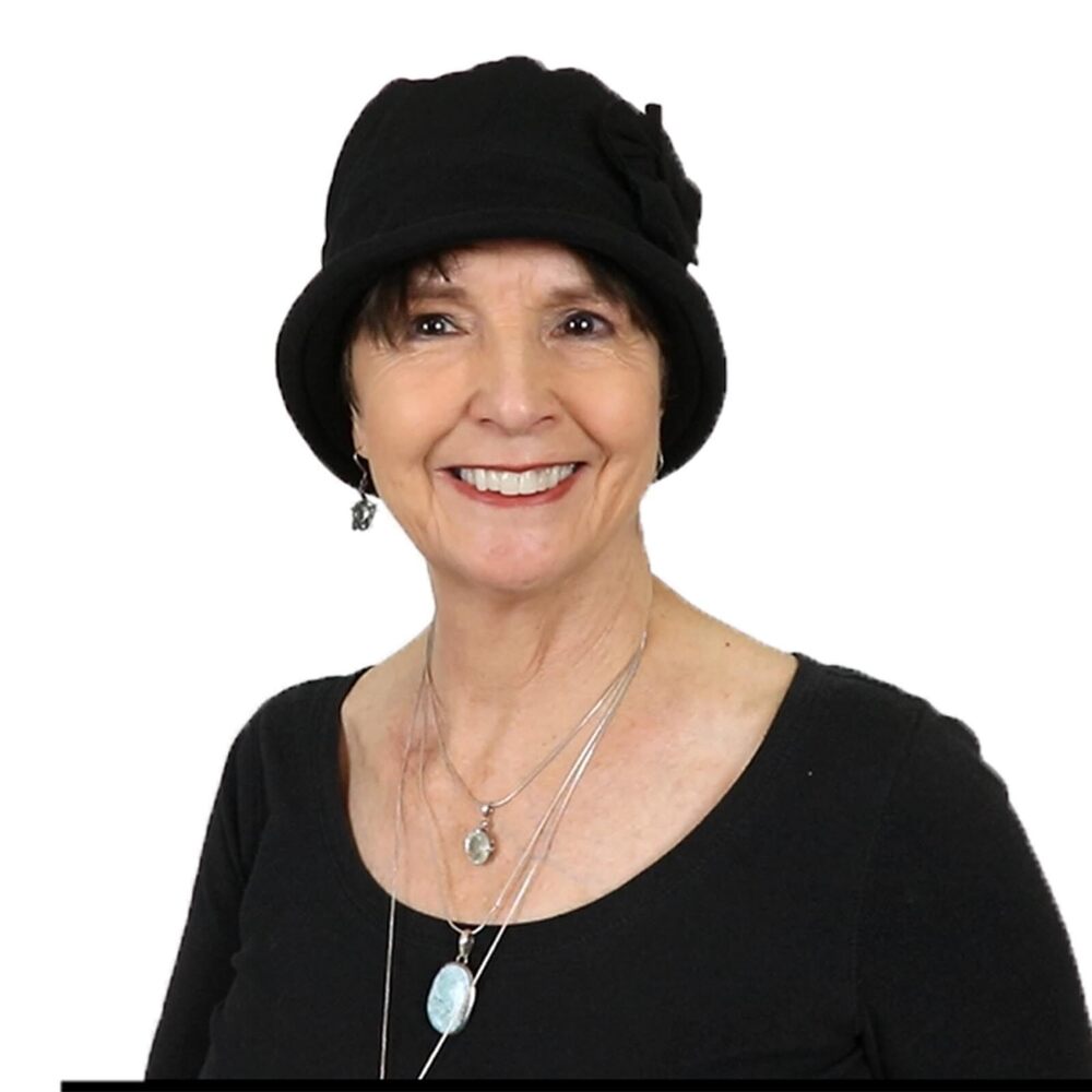 3600 Chemo Headwear 100% Combed Cotton Black Cloche Cancer Hats 50+ UPF Sun